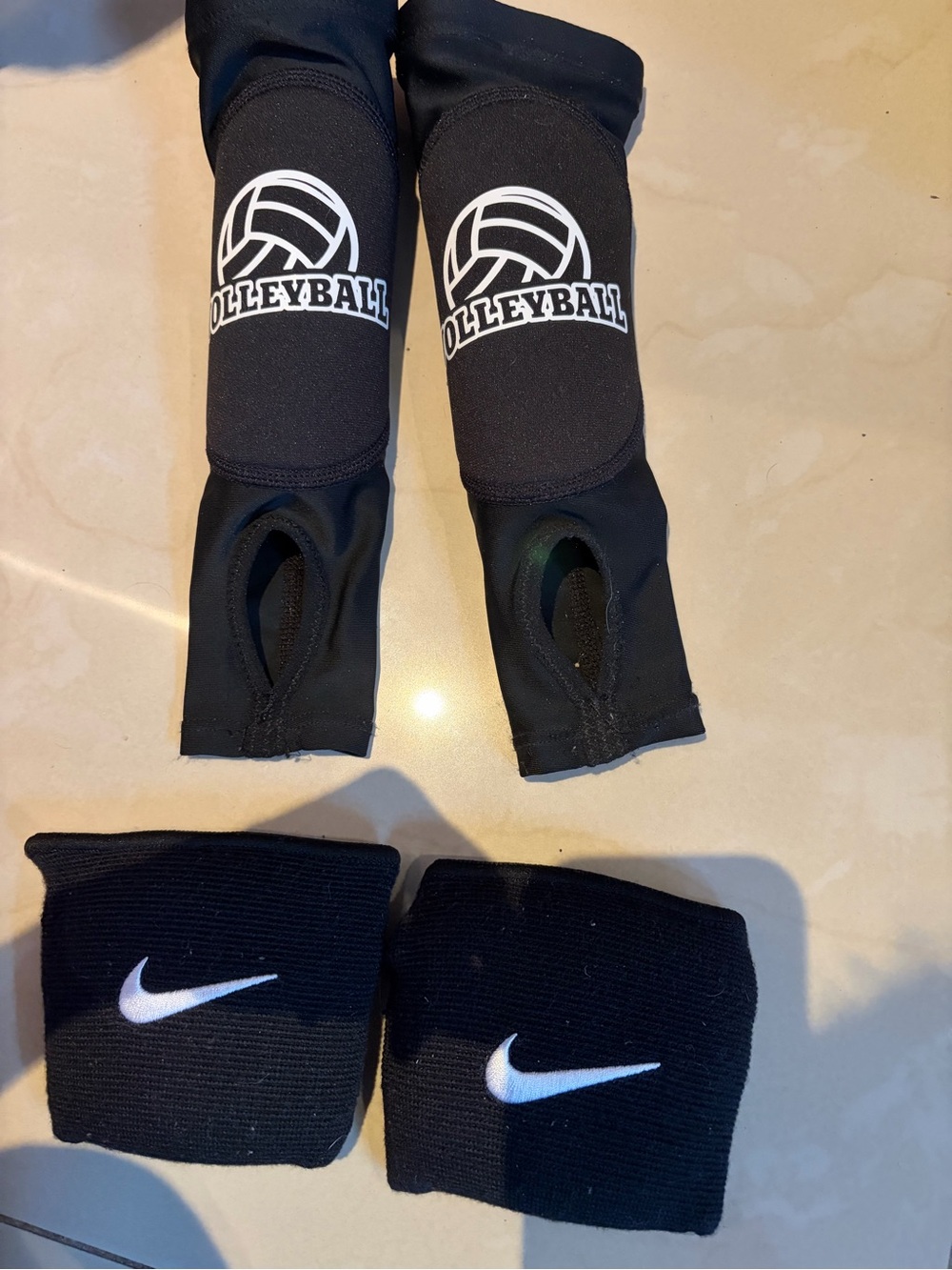 Black Volleyball Knee/arm